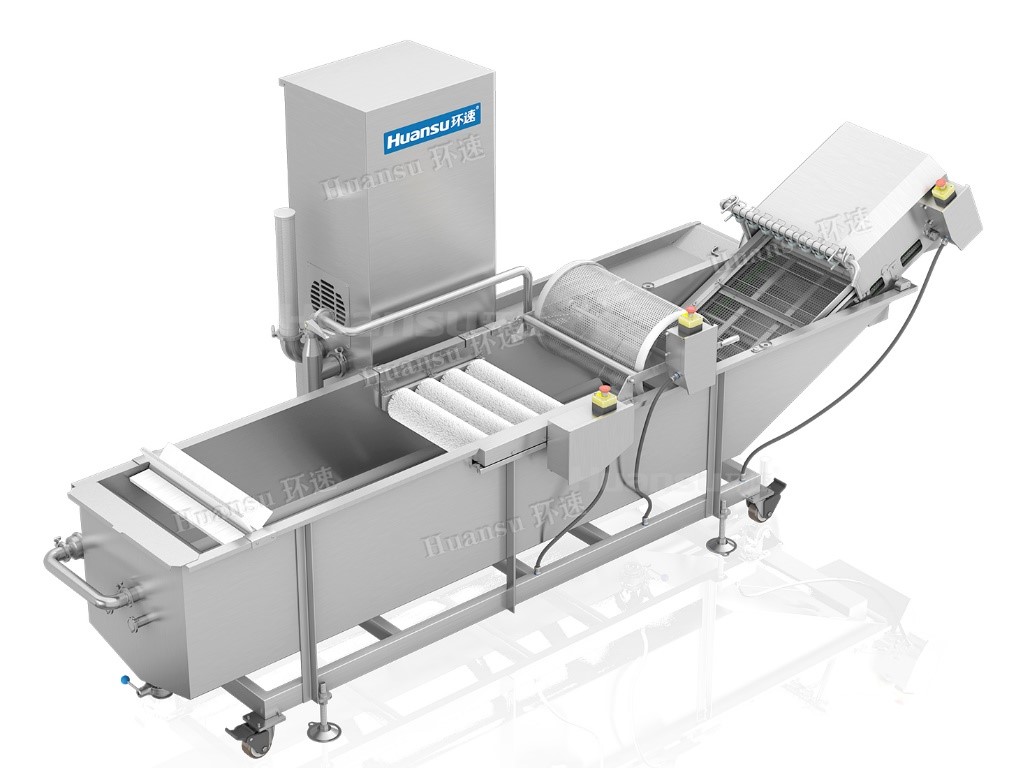 環(huán)速蔬菜清洗機，層層清洗不留雜質