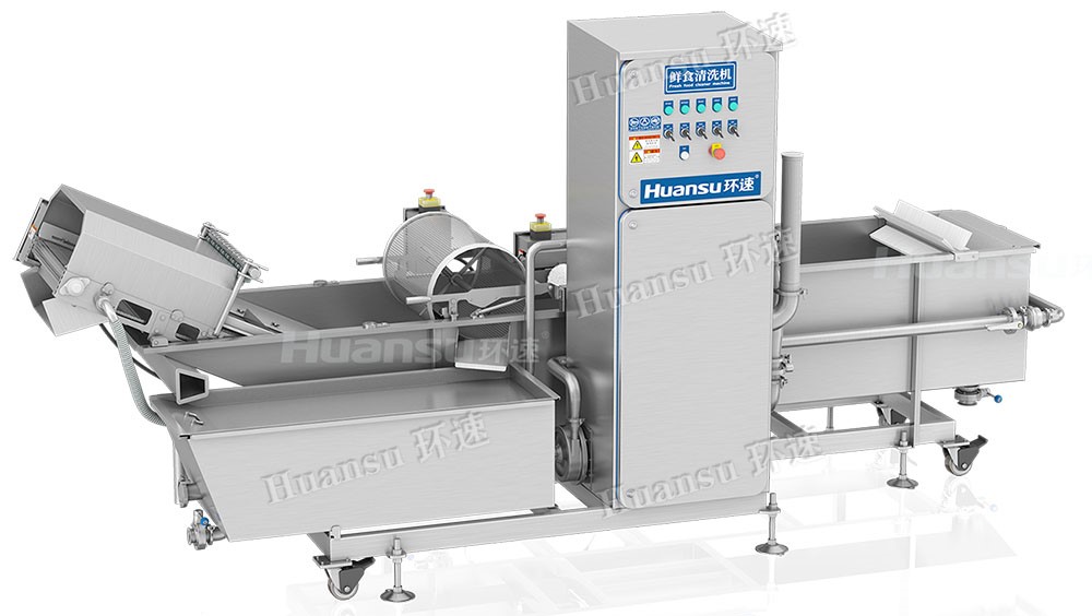 蔬菜清洗機，無損傷曝氣清洗