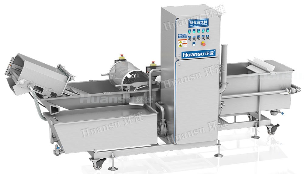 蔬菜清洗機(jī)，曝氣清洗洗去農(nóng)藥殘留