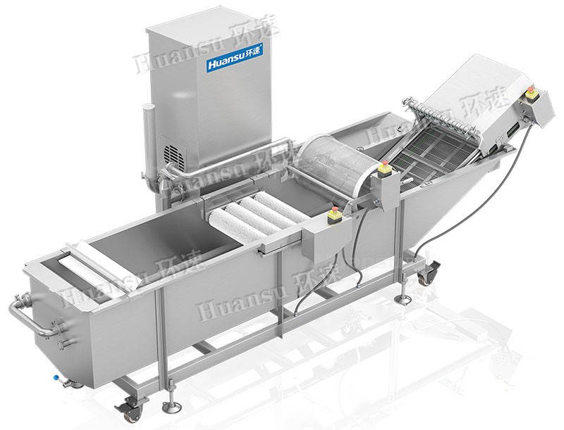 蔬菜清洗機(jī)，曝氣清洗洗去農(nóng)藥殘留