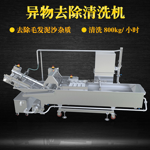 果蔬清洗機(jī)設(shè)備，氣泡清洗，清洗800kg小時(shí)